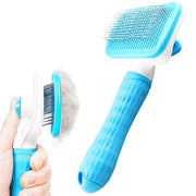 Self-Cleaning Slicker Brush for Dog and Cat Hair Removal