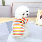 Ruffle Striped Dog & Cat Skirt Vest - Sweet Spring Party Outfit