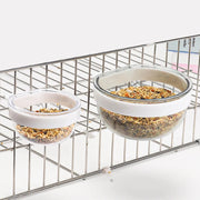 Detachable Transparent Bird Food and Water Cup