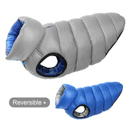 Reversible 3-Layer Winter Dog Vest - Waterproof Warm Coat