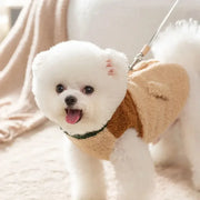 Brown Two-Legged Dog Cardigan Jacket - Warm Puppy Coat S-XXL