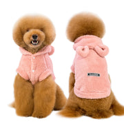 Warm Winter Cat & Puppy Jacket - Pink Small Pet Coat S-2XL