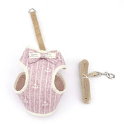 Nylon Mesh Harness and Leash Set for Small Dogs and Cats