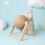 Sisal Rope Cat Scratching Ball Board for Kittens