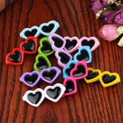 Heart Sunglasses & Hair Clip Pet Accessory - Cute Dog & Cat Decor