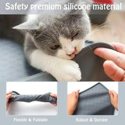 Foldable Silicone Non-Spill Feeding Mat for Dogs and Cats