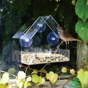 Outdoor Acrylic Bird Feeder House for Window Viewing