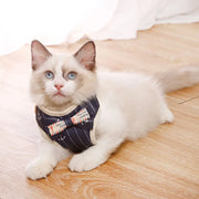 Nylon Mesh Harness and Leash Set for Small Dogs and Cats