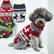Christmas Dog Sweater - Winter Knit Holiday Costume for Pets