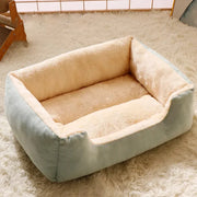 Plush Cat and Dog Bed Cushion - Breathable Basket House Bed