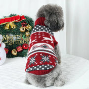 Christmas Dog Sweater - Winter Knit Holiday Costume for Pets