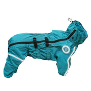 Reflective Waterproof Dog Rain Jacket - Adjustable Coat for Large Dogs