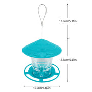 Automatic Hanging Bird Feeder with Multi-Hole Dispenser