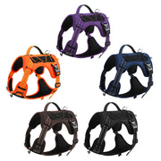 Reflective No-Pull Dog Harness - Adjustable Nylon Comfort Control Vest