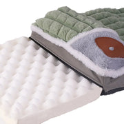 Detachable Dog Bed Mat - Cotton Indoor House Cushion for All Sizes
