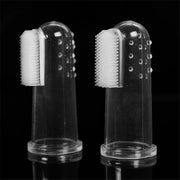 Soft Silicone Pet Finger Toothbrush - Dog & Cat Teeth Cleaning Tool
