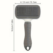 Self-Cleaning Slicker Brush for Dog and Cat Hair Removal