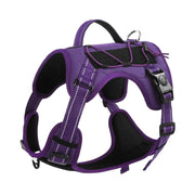 Reflective No-Pull Dog Harness - Adjustable Nylon Comfort Control Vest