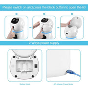 3.5L Automatic Pet Feeder with Timer and Stainless Steel Bowl