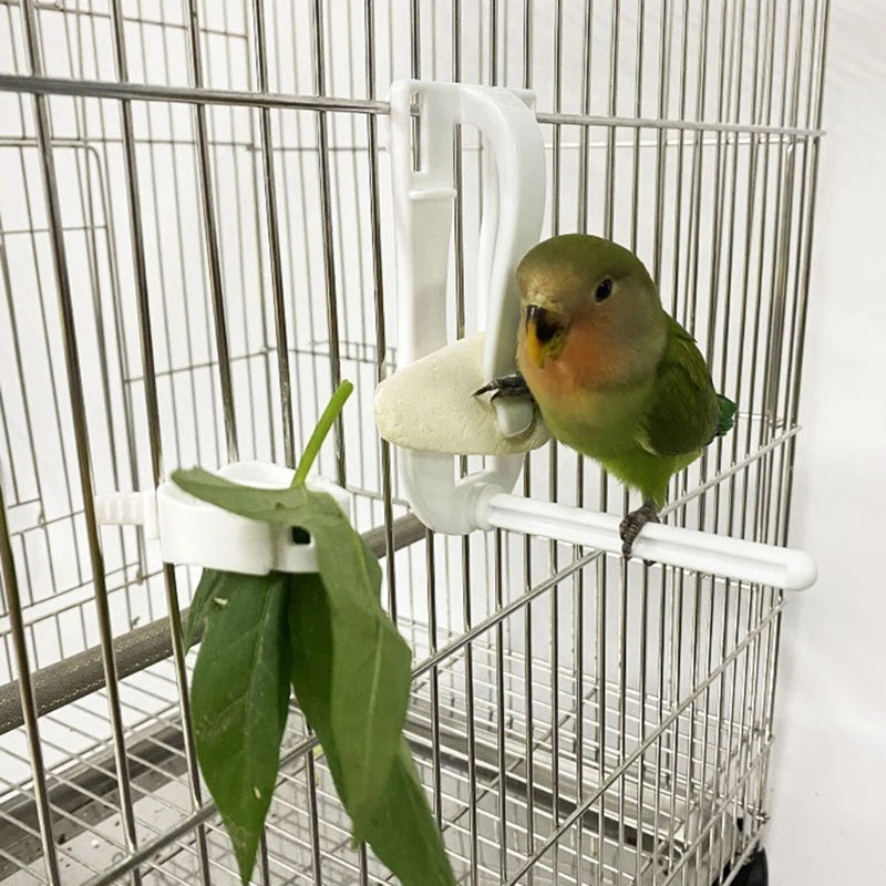 Parrot Fruit and Vegetable Clip Holder for Bird Cages