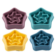 Round Anti-Choking Slow Feeder Bowl for Dogs and Cats