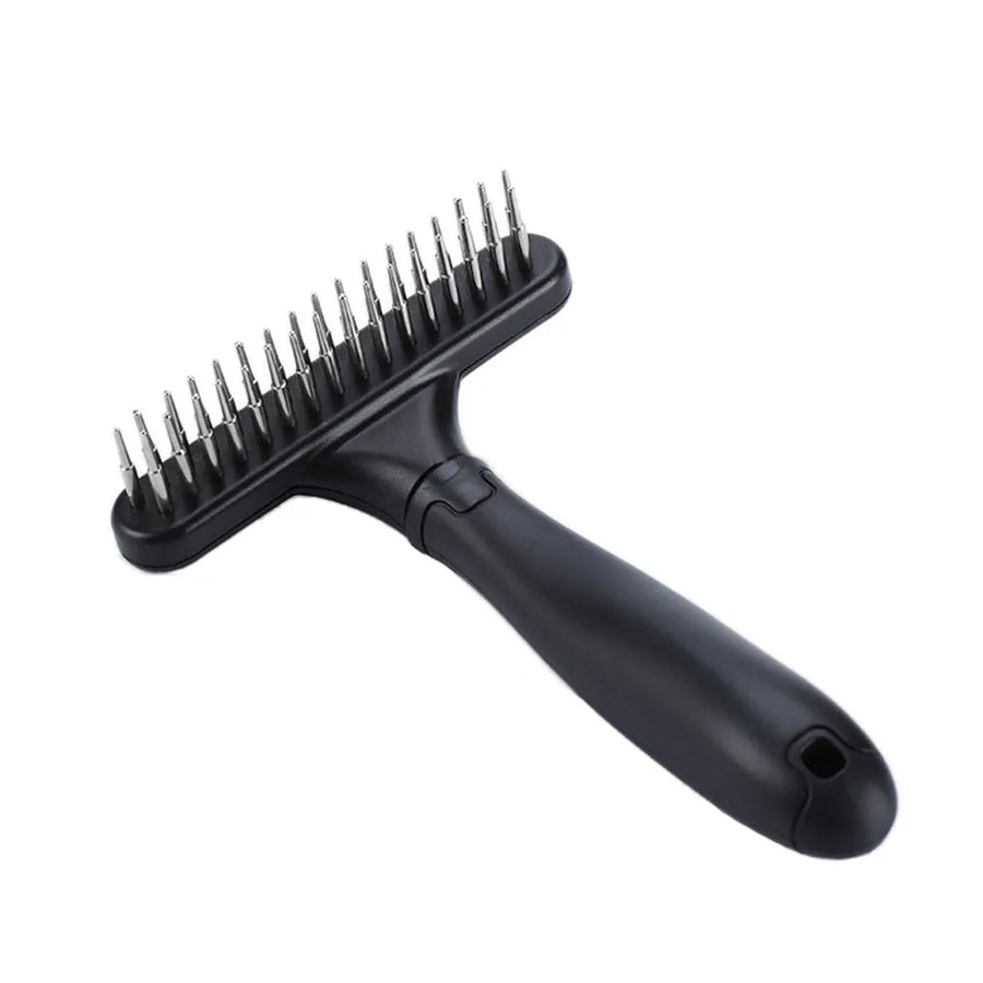 Long Hair Undercoat Grooming Rake for Dogs and Cats