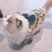 Japanese Style Pet Kimono Coat - Thin Summer Cat & Dog Outfit